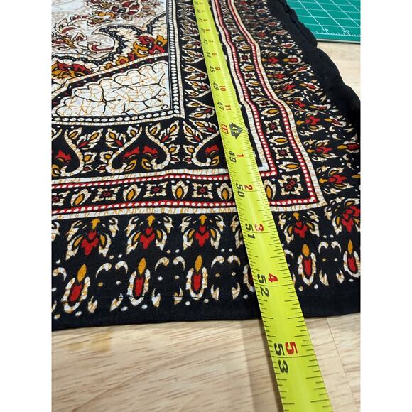 East Link Kaftan Maxi Dress 52 Beige Black Red Paisley Boho Kimono Tunic Lounge - Picture 4 of 9